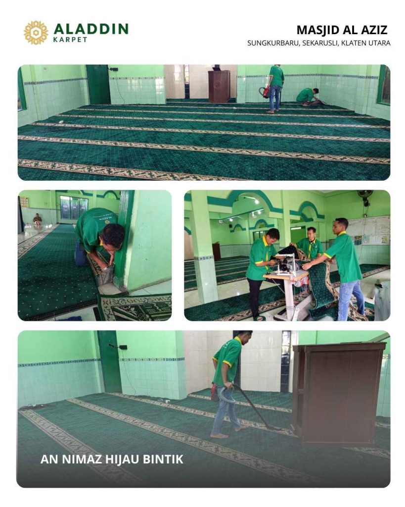 Jual Karpet Masjid Klaten Per Meter Per Roll Tebal Harga Murah
